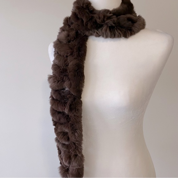 Angora Fur Scarf - Picture 6 of 10